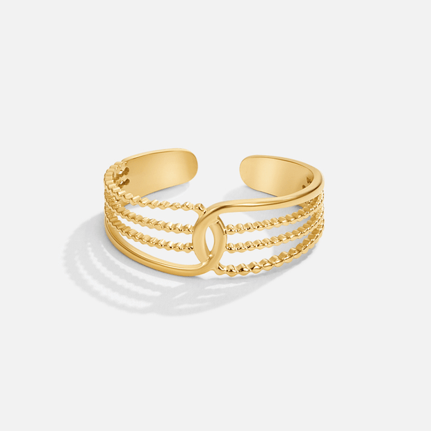 Verschlungener Damenring Giada Moderner Eleganter Ringschmuck Für Frauen Mit Zeitloser Raffinesse