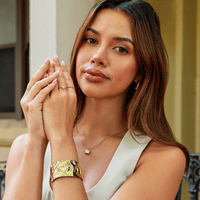 Isabel Damenring Mit Offenem Design Diamantförmiger Stein Goldfarbene Basis Texturiertes Finish Verstellbares Dünnes Band