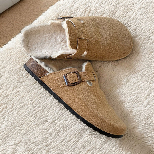 Elle Clogs in Wildlederoptik
