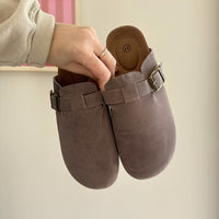 Clogs in Wildleder-Optik