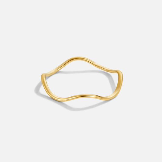 Minimalistischer Goldring Für Damen Aus Gelbgold Von Helga Eleganter Dünner Ring Für Alltag Und Layering