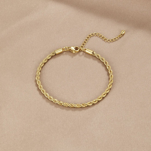 Verstellbares Armband Aus Verflochtenen Ketten In Klassischem Stil Tiziana Perfekt Für Alltag Und Anlässe