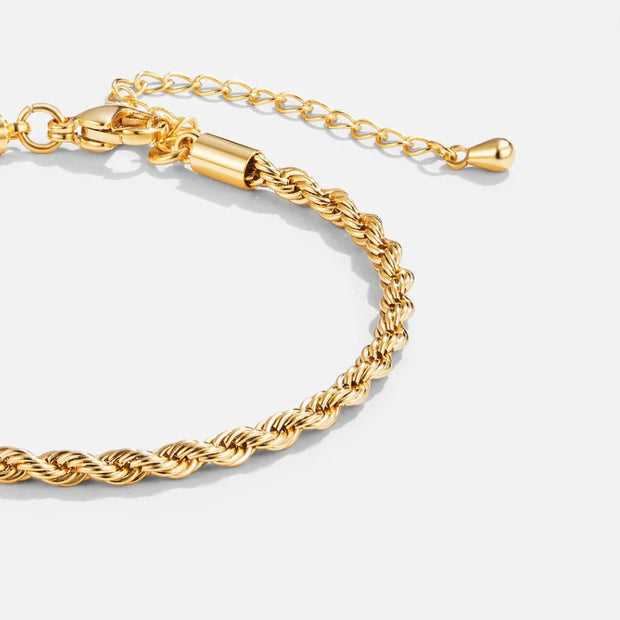 Verstellbares Armband Aus Verflochtenen Ketten In Klassischem Stil Tiziana Perfekt Für Alltag Und Anlässe
