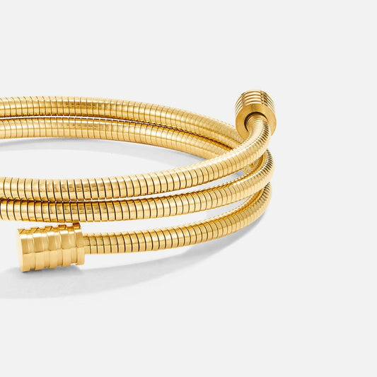 Starres Spiralförmiges Armband Mit Modernem Design Von Donatella Hochwertiger Schmuck Accessoire Für Stilbewusste Looks