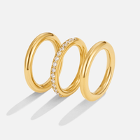Ring Für Damen Mit Kristallen Aus Gold Virginia Eleganter Schmuckstück Für Den Alltag Und Festliche Outfits