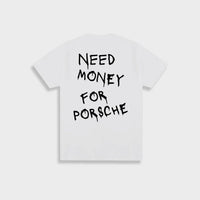 Marlon - Herren Vintage 'Need Money For Porsche' Baumwoll-T-Shirt