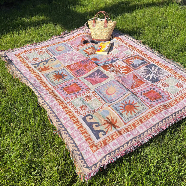 Boho-Wandteppich-Decke