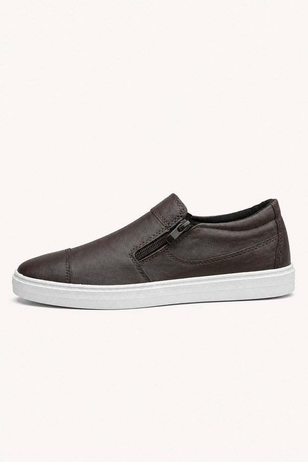 Freizeitschuhe für Herren mit seitlichem Reißverschluss – Nils